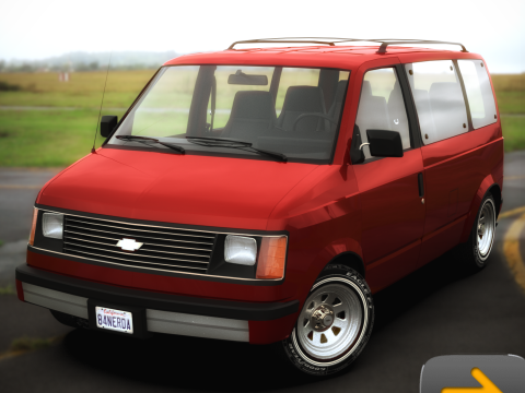 Chevrolet Astro Van 1985 3D Модель