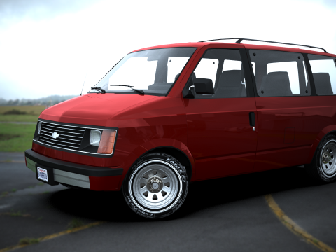 Chevrolet Astro Van 1985 3D Model