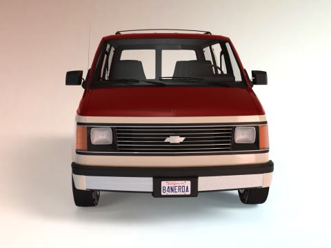 Chevrolet Astro Van 1985 3D Model