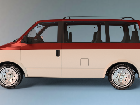 Chevrolet Astro Van 1985 3D Model