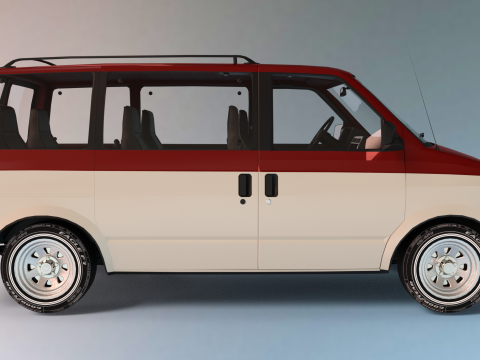 Chevrolet Astro Van 1985 3D Model