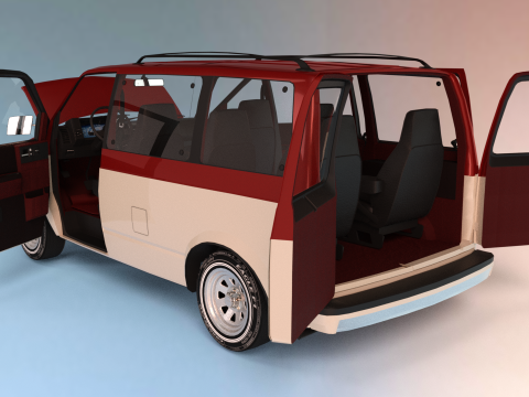 Chevrolet Astro Van 1985 3D Model