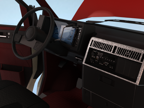 Chevrolet Astro Van 1985 3D Model