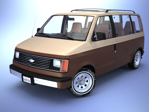 Chevrolet Astro Van 1985 3D Model
