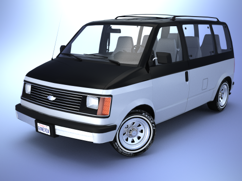 Chevrolet Astro Van 1985 3D Model