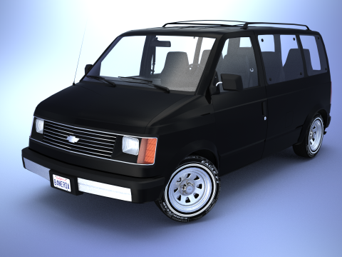 Chevrolet Astro Van 1985 3D Model