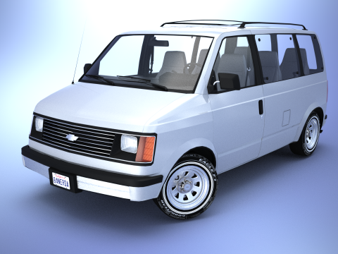 Chevrolet Astro Van 1985 3D Model