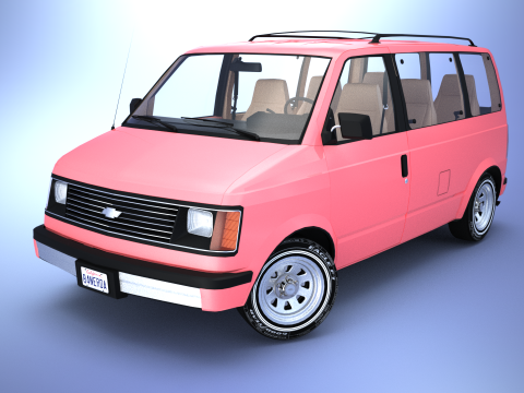 Chevrolet Astro Van 1985 3D Model