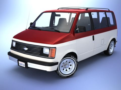 Chevrolet Astro Van 1985 3D Model
