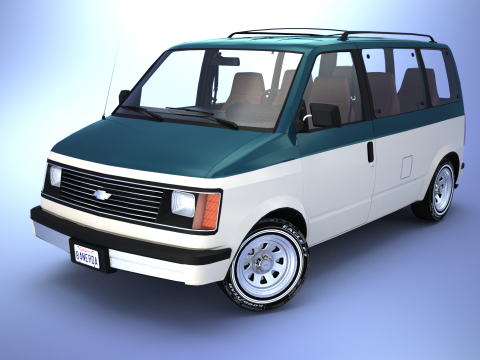 Chevrolet Astro Van 1985 3D Model