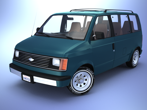 Chevrolet Astro Van 1985 3D Model