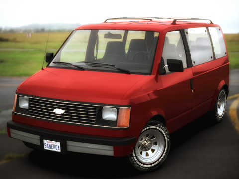 Chevrolet Astro Van 1985 3D Model