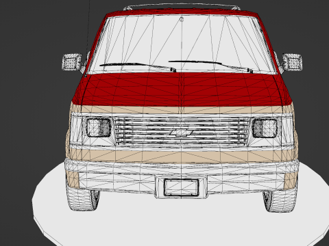 Chevrolet Astro Van 1985 3D Model
