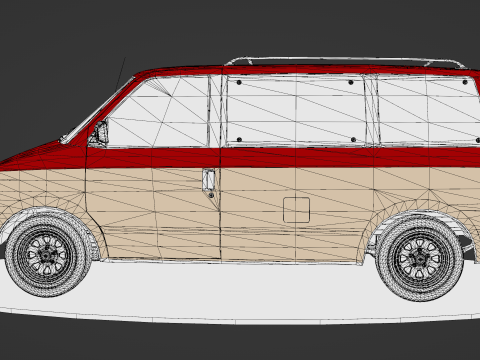 Chevrolet Astro Van 1985 3D Model