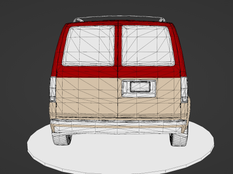 Chevrolet Astro Van 1985 3D Model