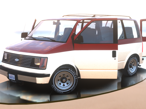 Chevrolet Astro Van 1985 3D Model