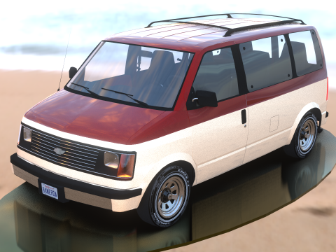 Chevrolet Astro Van 1985 3D Model