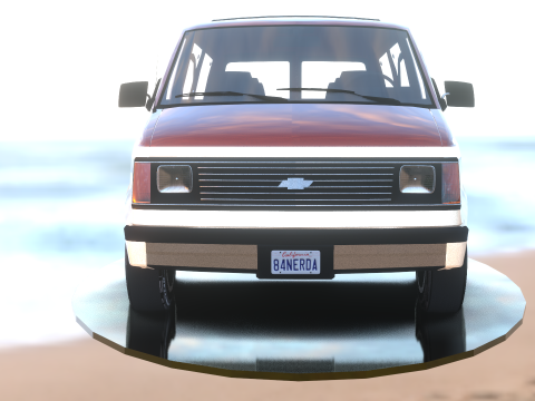 Chevrolet Astro Van 1985 3D Model