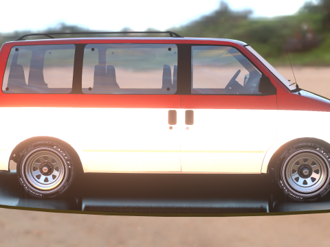 Chevrolet Astro Van 1985 3D Model