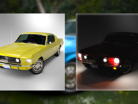 Car F 1968 3Dモデル