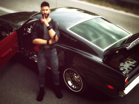 Car F 1968 3Dモデル