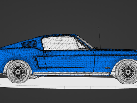 Car F 1968 3Dモデル