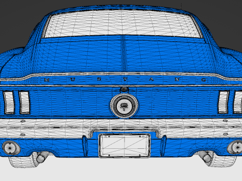 Car F 1968 3Dモデル