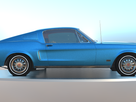 Car F 1968 3Dモデル
