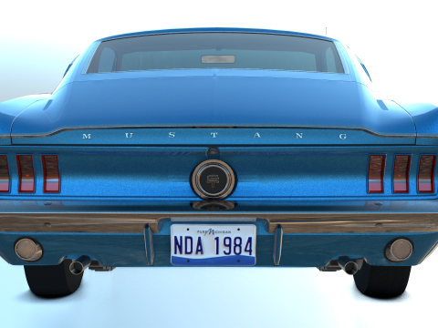 Car F 1968 3Dモデル