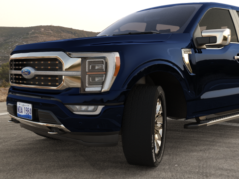 F-150 2021 Model 3D