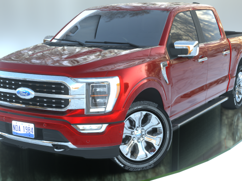F-150 2021 Model 3D