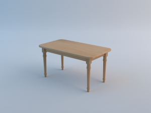 Dinner table 3D-Modell