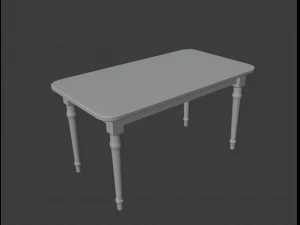 Dinner table 3D Model