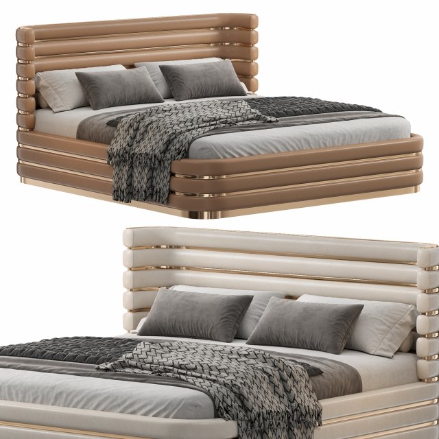 ALVA MUSA BED Modèle 3D .c4d .max .obj .3ds .fbx .stl .blend 