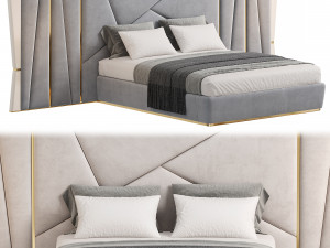 AFSANA BED Modèle 3D