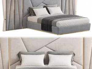 AFSANA BED 3D Model