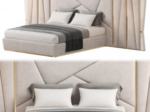 AFSANA BED Modèle 3D