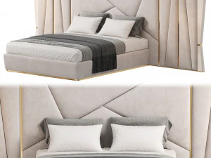 AFSANA BED 3D Model
