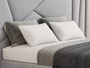 AFSANA BED Modèle 3D