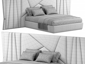 AFSANA BED Modèle 3D