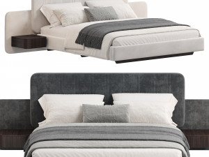 AMANDA Bed by Domkapa 3D Model