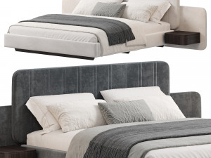 AMANDA Bed by Domkapa 3D Model