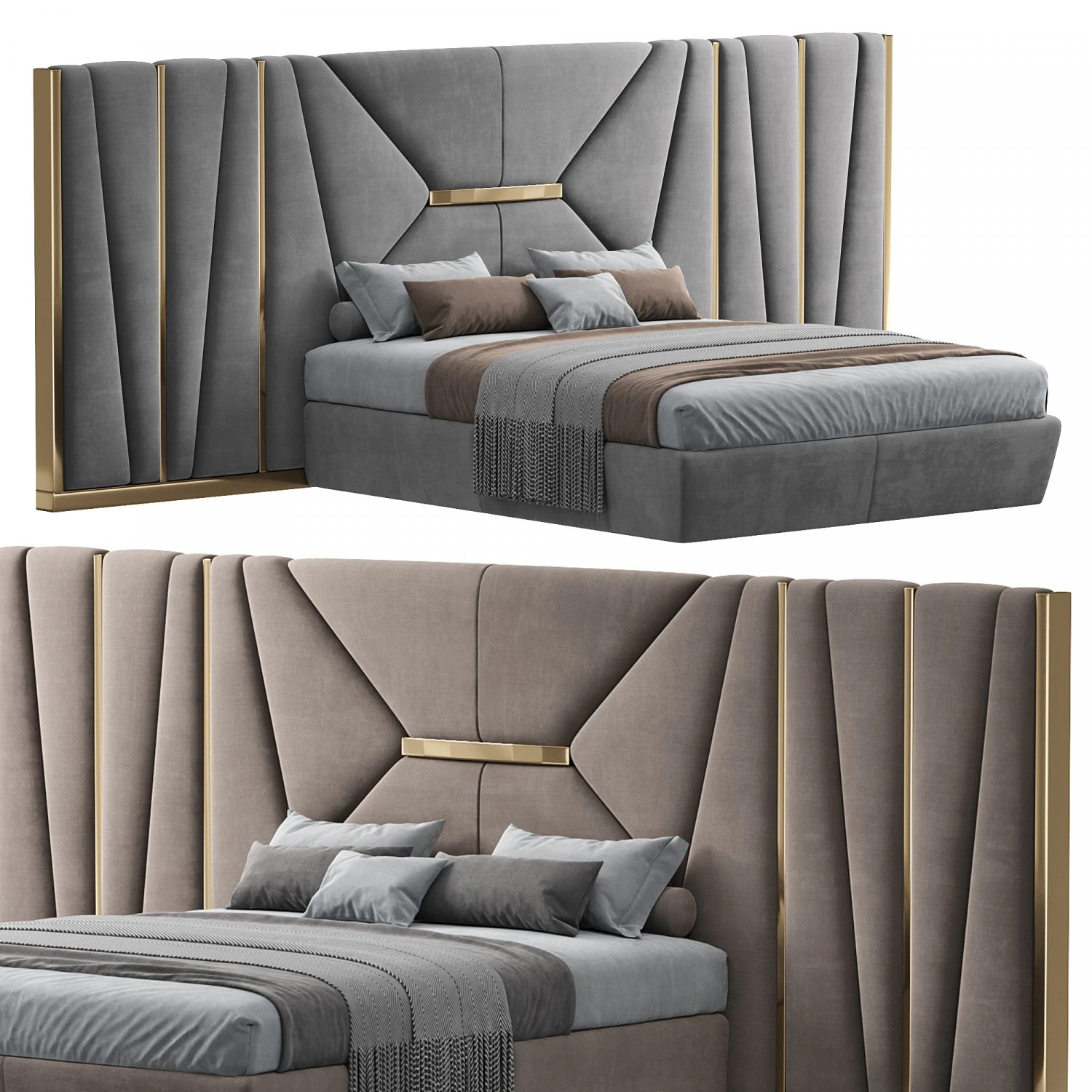 AMBER BEDROOM 3D Model .c4d .max .obj .3ds .fbx .stl .blend 