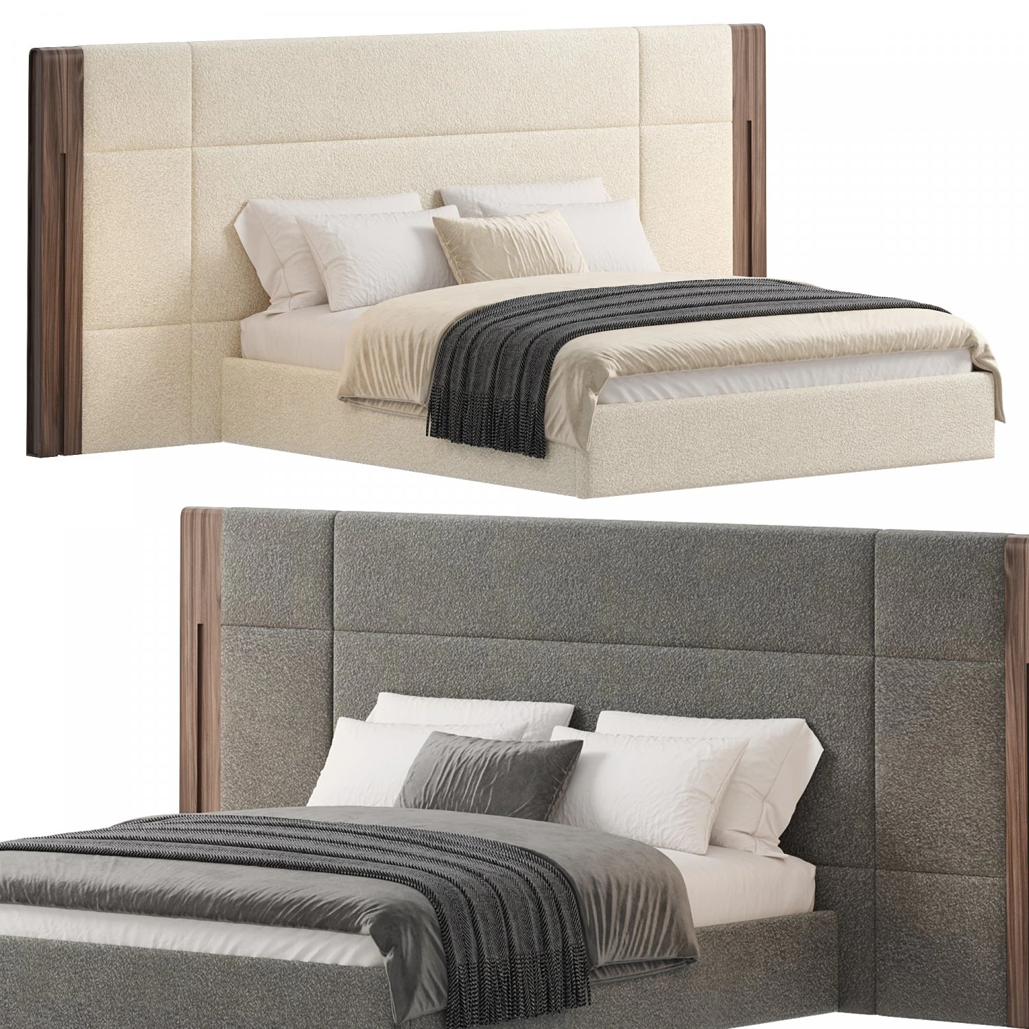 Astra Bed 3D Model .c4d .max .obj .3ds .fbx .stl .blend 