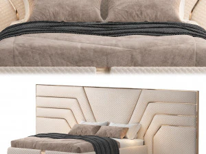AUGUST BABYLON BED 3D Model