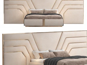 AUGUST BABYLON BED 3D Model