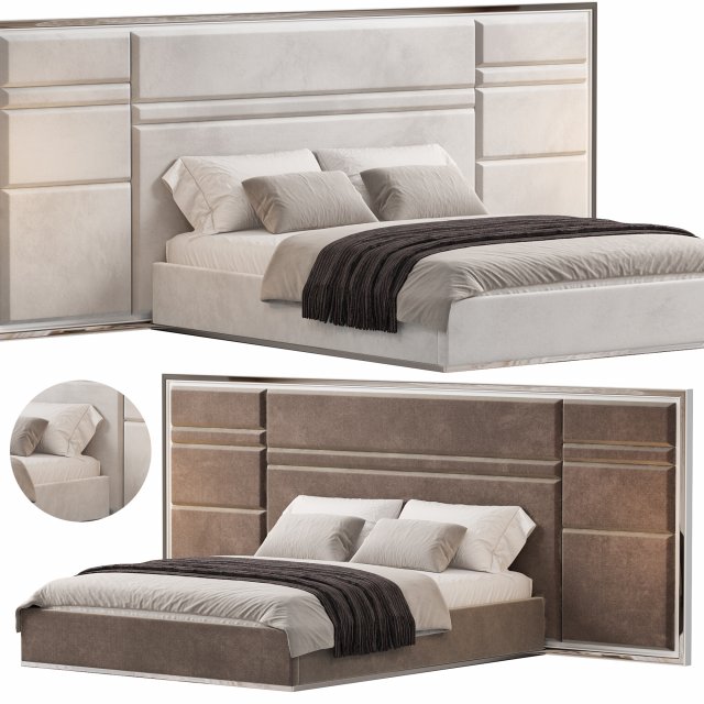 Barnet Modern Bed Modello 3D .c4d .max .obj .3ds .fbx .stl .blend 