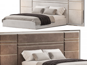 Barnet Modern Bed Modello 3D