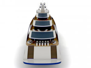 Mega Yacht Infinix 3D Model