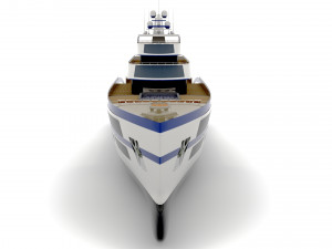Mega Yacht Infinix 3D Model